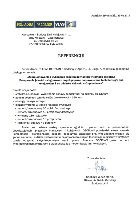 POL-AQUA & DRAGADOS & VIAS - referencja