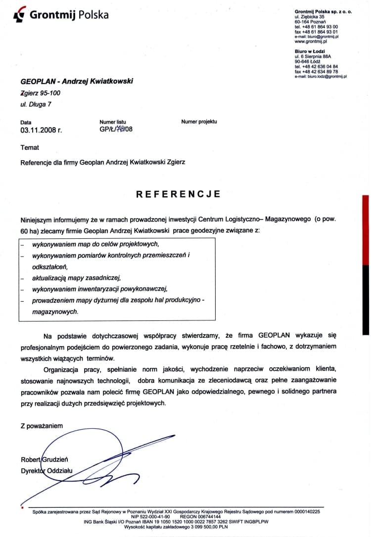 Grontmij - referencja